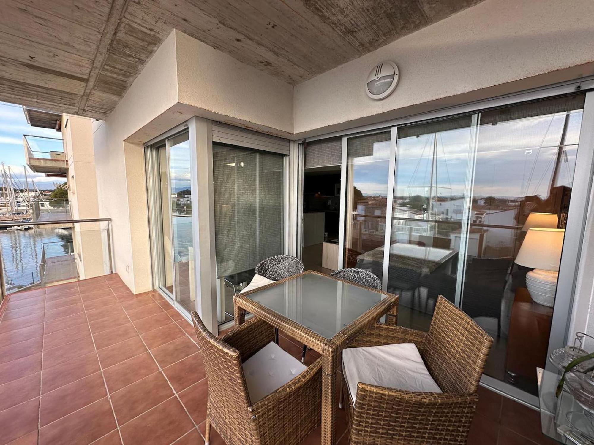 Apartamento En Roses Con Vistas Al Canal Y Piscina Esterno foto