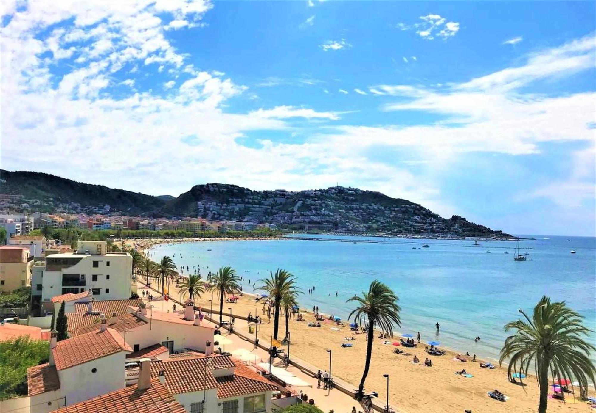 Apartamento En Roses Con Vistas Al Canal Y Piscina Av-52 Esterno foto