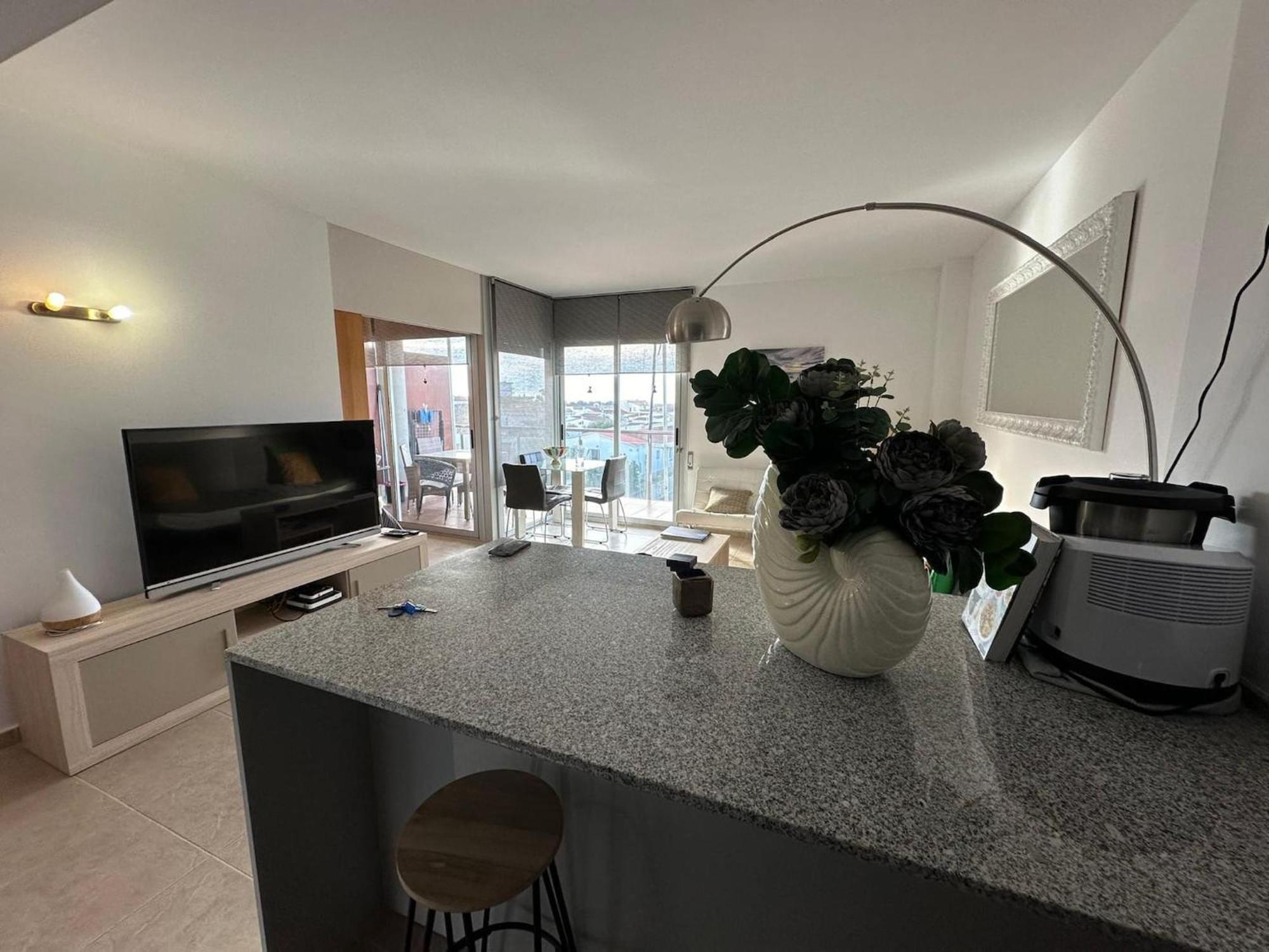 Apartamento En Roses Con Vistas Al Canal Y Piscina Esterno foto