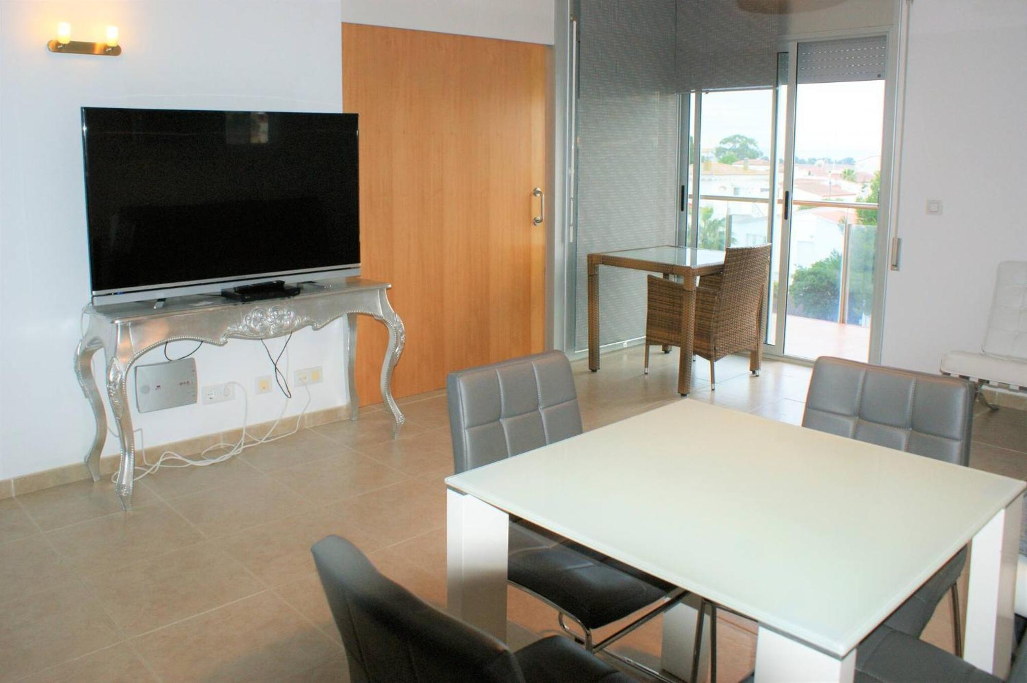 Apartamento En Roses Con Vistas Al Canal Y Piscina Esterno foto